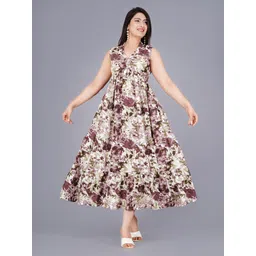 Mintmarie Floral Print Maxi Dress-picture-35