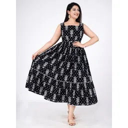 Mintmarie Women Ethnic Motifs Print Fit & Flare Dress-picture-29