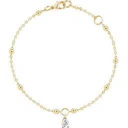 minutiae Fashion Anklet With Solitaire Crystal Diamonds Painjan Payal Leg Chain Foot Jewellery For Women and Girls-picture-49