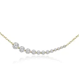 minutiae Pendant Necklace With Round Cut Solitaire Austrian Cubic Zirconia Diamond For Women And Girls With Extendable Chain Fashion Jewelry-picture-39