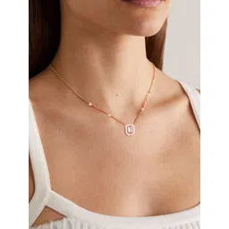 MINUTIAE Rose Gold Plated Crystals Necklace-picture-12