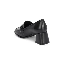 MIORAH Leather Block Heel Pumps image 4