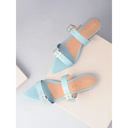 MIORAH Women Pointed Toe Slip-On Open Toe Flats-picture-18