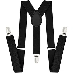 mippo 2.5cm Elastic Suspenders Buckle and 3 Clips for Men and Women Adjustable Fit-picture-30
