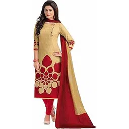 miraan Cotton Printed Readymade Salwar Suit For Women(MIRAANBAND1602, Red)-picture-45
