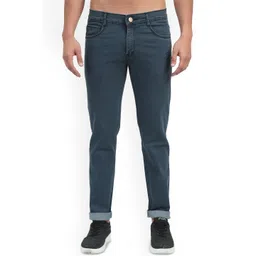 MIRAAN Men Mid Rise Denim Jeans-picture-10