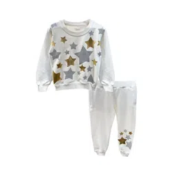 Miracles Happen Printed Round Neck Clothing Set-picture-14