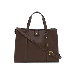 MIRAGGIO Brown Grace Tote Bag with Detachable Straps (Large)-image-7