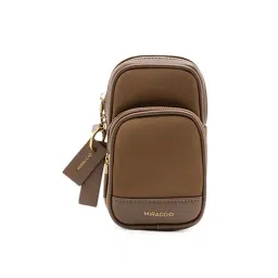 Miraggio Brown Sling Handbag-image-45