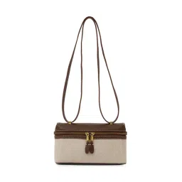 Miraggio Ivory Iizzie Textured Medium Leather Cross Body Bag-picture-29