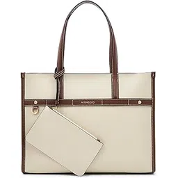 miraggio Marcy Solid Tote Bag for Women with Detachable Pouch Pocket-picture-32