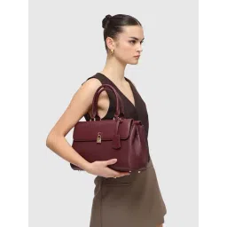 Miraggio Sierra Wine Medium Satchel Handbag-picture-47