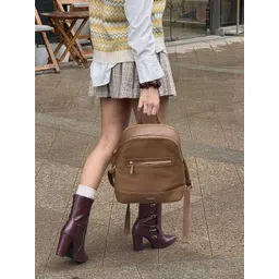 MIRAGGIO Sloane Women Brand Logo Printed Backpack-picture-23