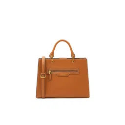 MIRAGGIO Women Orange Shelby Satchel (L)-picture-39