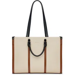 Women Black, Brown Tote-image-35