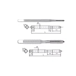 MIRANDA TOOLS Straight Flute Hand Tap (Size 4 x 0.5 mm), 040503A-picture-45