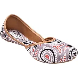 MIRAYA Women's Ethnic Flats || Women's Traditional Slip-On Mojari Jutti, Rajasthani Jutti Jutti-0500-picture-49