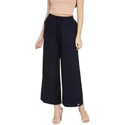 mirhanika Soft Viscose Rayon Palazzo for Women Breathable Stylish Wide Leg Relaxed Fit Palazzo Pants for Women Kurti Set-picture-30