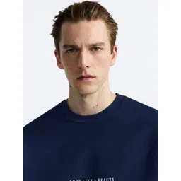 MISCHIEF MONKEY Graphic Printed Round Neck Pure Cotton Oversized T-shirt-picture-33