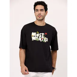 MISCHIEF MONKEY Men Printed Applique T-shirt-picture-12