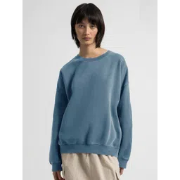 MISCHIEF MONKEY Women Solid Oversized Sweatshirt-picture-39
