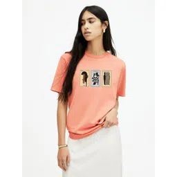 MISCHIEF MONKEY Women Typography Printed Pockets T-shirt-picture-24