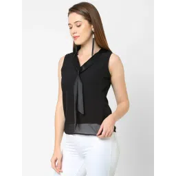 MISH Black V Neck Top-picture-52