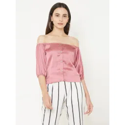 MISH Pink Off Shoulder Top-picture-14