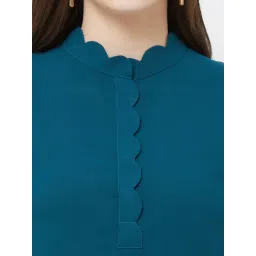 MISH Teal A-Line Top image 4