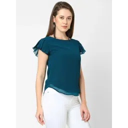 MISH Teal Round Neck Top-picture-35