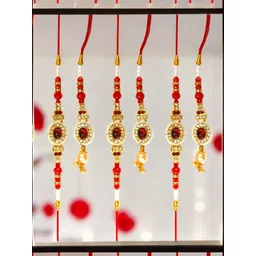 MISHAV Set Of 3 Couple Rakhi-picture-13