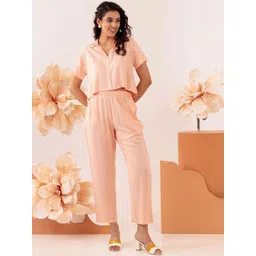 MISRI Embroidered Top & Trouser Co-Ord Set-picture-28