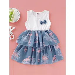 Miss & Chief Embellished Print A-Line Dress-picture-37