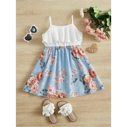 Miss & Chief Girls Floral Printed Fit & Flare Dress-picture-28