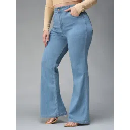 Miss Chase A+ Blue Flare Fit Jeans-picture-33