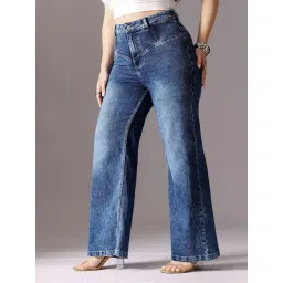 Miss Chase A+ Blue Flare Fit Jeans-picture-28