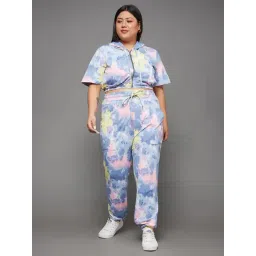 Miss Chase A+ Multicolor Tie - Dye Co-Ord Set-picture-34