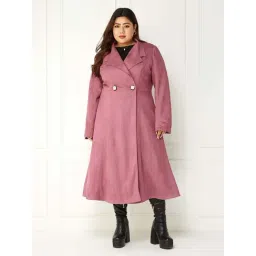 Miss Chase A+ Purple Plain Longline Jacket-picture-36