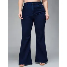 Miss Chase A+ Women Bootcut High-Rise Stretchable Cotton Jeans-picture-29