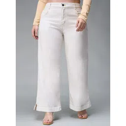 Miss Chase A+ Women Flared Light Fade Stretchable Jeans-picture-24