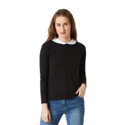 Miss Chase Black Cotton Regular Fit Top-picture-45
