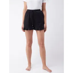 Miss Chase Black Cotton Shorts-picture-43