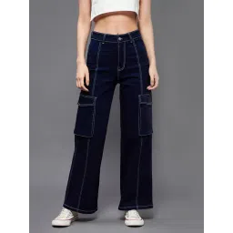 Miss Chase Black Denim Slim Fit High Rise Jeans-picture-28