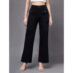 Miss Chase Black Plain Jeans-picture-19