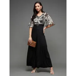 Miss Chase Black Polyester Print Jumpsuit-picture-25