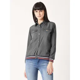 Miss Chase Black Regular Fit Jacket-picture-36