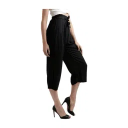 Miss Chase Black Relaxed Fit Culottes image 3
