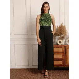 Miss Chase Black Relaxed Fit Embellished Jumpsuit-picture-33