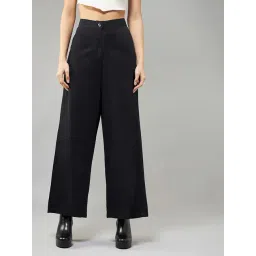 Miss Chase Black Relaxed Fit High Rise Jeans-picture-43