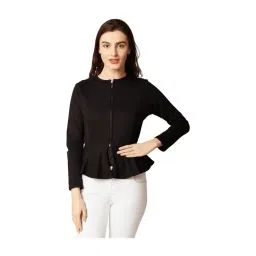 Miss Chase Black Relaxed Fit Jacket-picture-33